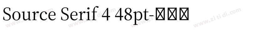 Source Serif 4 48pt字体转换